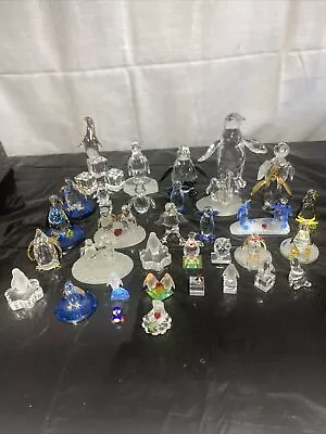 Crystal Figurines Penguin Lot • $219