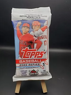 2022 Topps Series 1 Baseball Big Pack 36 Cards. Royal Blue Parallels. • $13.29