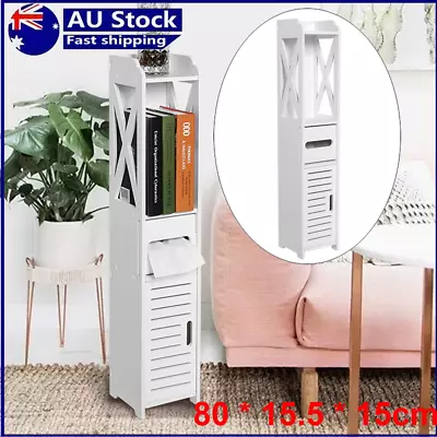 Bathroom Toilet Standing Rack Organizer Cupboard Cabinet Storage Holder Shelf AU • $28.99