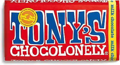 Tony'S Chocolonely Milk Chocolate Bar - 1 X 180 Gram - Milkchocolate Bar - 32% C • £9.63