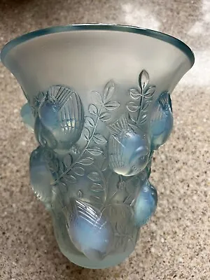 R.lalique St Francois Vaseopalescent with Birds193017.5 Highgood Condition • £2200