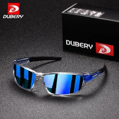 DUBERY Polarized Sports Sunglasses For Men Women Cycling Fishing Driving Glasses • $11.93