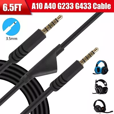 Replacement Audio Cable Cord Volume Control For Astro A10 A40 G233 G433 Headset • $10.48