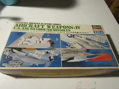 Hasegawa Aircraft Weapons Ground Missiles Airplane Kit 1/72 X72-4  Free Shipping • $17.99