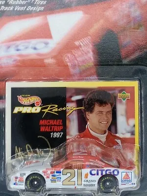 Michael Waltrip #21 Ford Thunderbird 1:64 Hot Wheels Pro Racing NASCAR 1997 • $12.34
