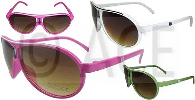 2 X Kids Boys Girls Designer Style Cool Oversized Childrens Aviator Sunglasses  • $15.75