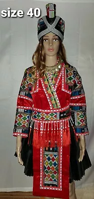 💥On SALE💥Hmong Clothes. New Hmong Cos Pajntaub  Outfit  • $95