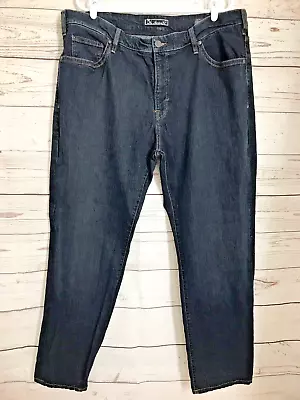 34 Heritage Men’s Charisma Comfort-Rise Classic Jeans Dark Wash Blue ~ 44 X 32 • $37