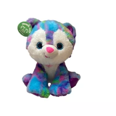 Fiesta Plush Stuffed Animal Puppy Dog Plush Tie Dye Reta Cute Plushie GUC 10” • $8