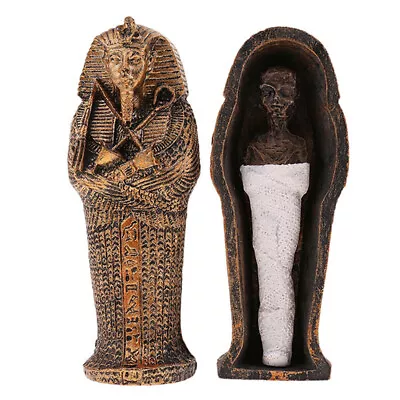 Ancient Egyptian Egypt  With Mummy Figurine Resin Craft Art Collecti:da • £6.31