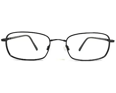 Marchon Eyeglasses Frames Flexon 652 BLACK CHROME SMOKE Gunmetal Gray 51-18-135 • $99.99