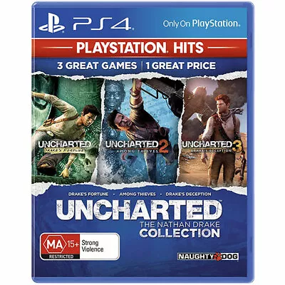 PlayStation 4 - Uncharted The Nathan Drake Collection (PlayStation Hits) NEW • $29.89