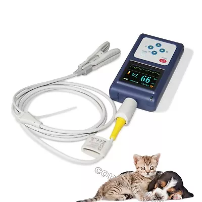 Color OLED Handheld Veterinary Pulse Oximeter With Tongue SpO2 Probe+PC Software • £105.60
