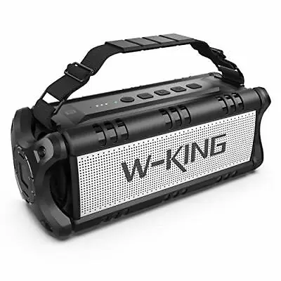 W-KING 50W (70W Peak) Bluetooth Speaker Portable Wireless Speakers Waterproof • £89.99