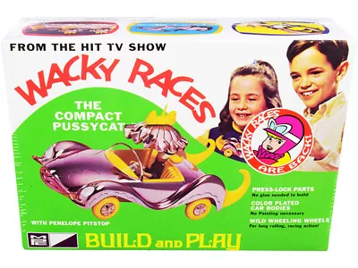 Skill 2 Snap Model Kit The Compact Pussycat W Penelope Pitstop Figurine Wacky Ra • $78.80