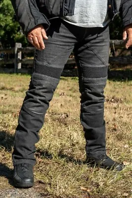 RHOK S1 Skinny Motorcycle Jeans With DuPont Kevlar® + CE Armour Knee/hip • $119