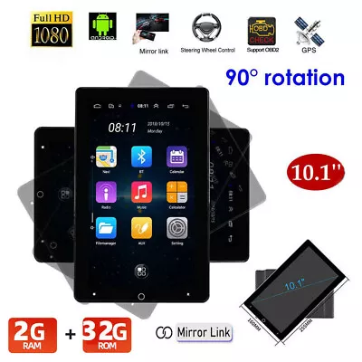 $132.84 • Buy Universal Car GPS Radio Tesla Rotatable Screen Android 12 2 Din Stereo Head Unit