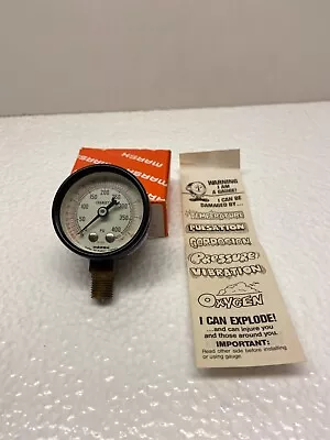 Marsh Pressure Temperature Gauge ~ Nos ~ #j1460m  2  ~ 1/4bm ~ 400/kpa Steampunk • $10