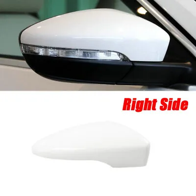 $13.15 • Buy Right Side Mirror Cap Cover Replacement White For VW CC VW EOS Scirocco 2012-16