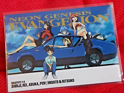 Vintage 1998 Evangelion Rei Asuka Shinji Misato Ritsuko Trading Card Gr14 Anime • £9.99