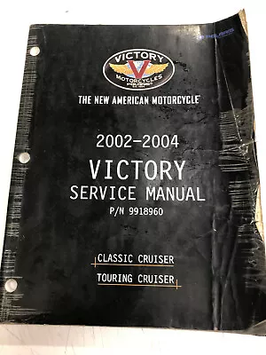 02/04 Genuine Victory Classic Touring Service Shop Repair Manual P/N 9918960 OEM • $114.99