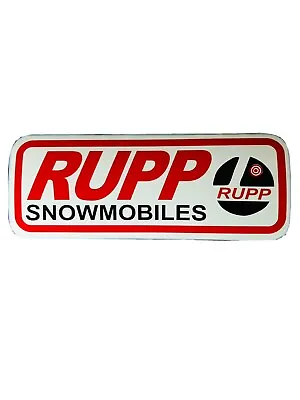 1-Vintage Remake RUPP Snowmobiles Sticker (New Vinyl). 3” X 7” • $6.79