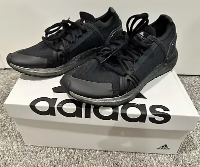 Adidas Stella McCartney Ultraboost 20 Shoes Women 9 Black HP3217 *Worn Once* • $50