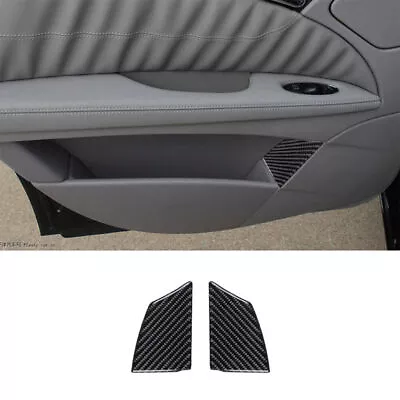 Carbon Fiber Interior Rear Door Storage Accent Cover Trim For Mercedes-Benz W211 • $10.87