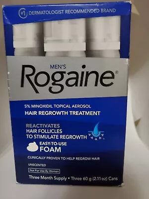 ROGAINE Foam Men's Hair Growth - 2.1 Fl Oz • $36