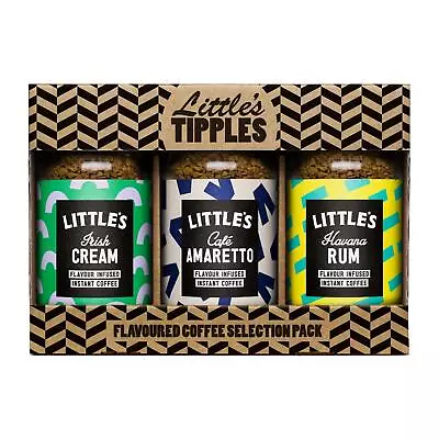 Little's Tipples Flavour Infused Instant Coffee 3 X 50g Selection Pack Gift Set • £11.50