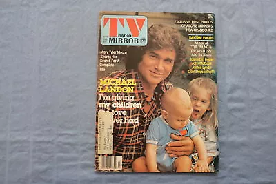 1976 April Tv Radio Mirror Magazine - Michael Landon Cover - St 1007o • $45