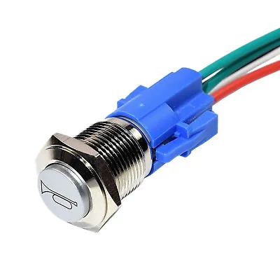 12V Push Button Air Horn Switch Wire Connector For Car Truck Tractor Motorcycle • $9.95