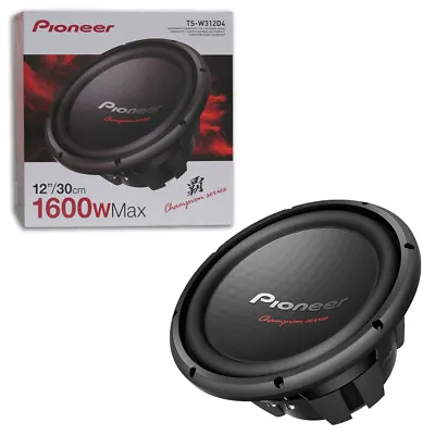Pioneer TS-W312D4 12  12 Inch Dual Voice Coil 4 Ohm Car Component Subwoofer • $79.99