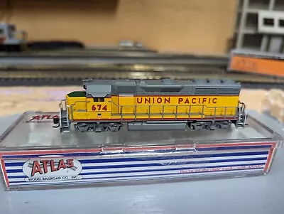 CS:  Atlas N Scale EMD GP40 UP Union Pacific #674 Item #485357 - Was Un-numbered • $79.95