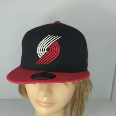 $20.11 • Buy Portland Trail Blazers New Era 9FIFTY Hat SnapBack Black And Red Logo Cap