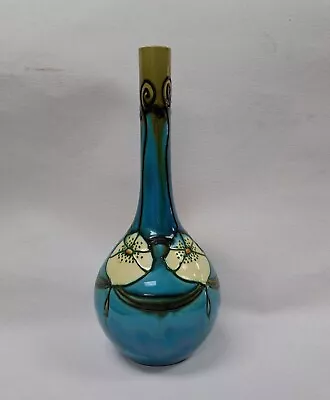 Minton Secessionist Tube Lined Vases No 29 Blue Green  • $249.95