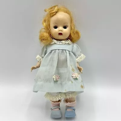 Vintage Nancy Ann Story Book Muffie Walker Doll Strawberry Blonde Blue Eyes /cb • $48