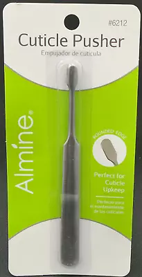 Almine Metal Cuticle Pusher Rounded Edge Silver # 6212 • $7.99