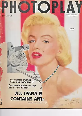 Marilyn Monroe Photoplay Magazine December 1953 • $71