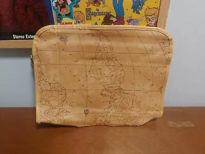 World Map Large Clutch Bag Unbranded  • $8