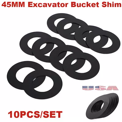 10PCS Bucket Shims For 45mm Excavator Skid Steer Cat Bobcat Deere Komatsu Volvo • $10.99