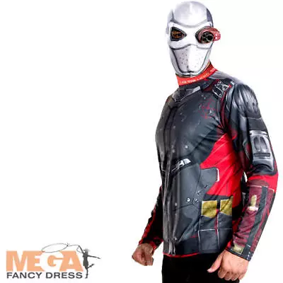 £17.49 • Buy Deadshot Mens Fancy Dress Suicide Squad Villain Adults Halloween Costume Kit 