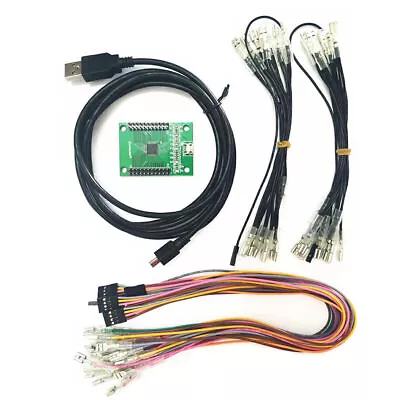 Arcade Encoder To USB Controller 187  Wiring 2 Players DIY Kit For Mame PC PS3 • $19