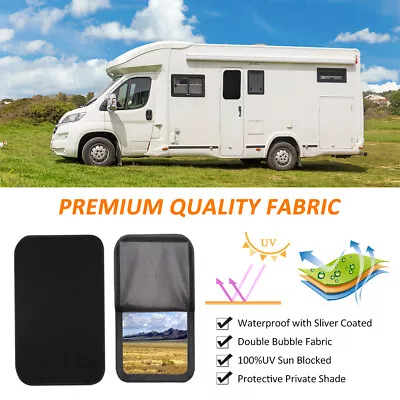 RV Door Window Shade Cover For Camper Privacy Entrance 16 X 25 In UV Protection • $11.77