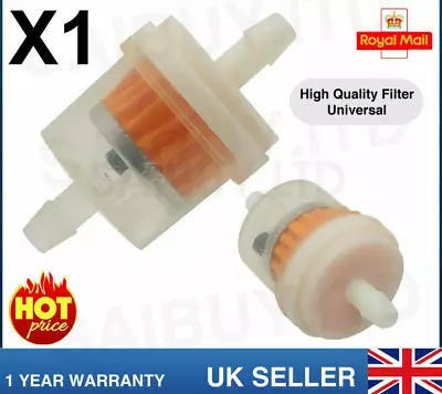 Lawnmower Fuel Filter Ride On Mower BRIGGS & STRATTON 6mm Petrol Filter UK • £3.99