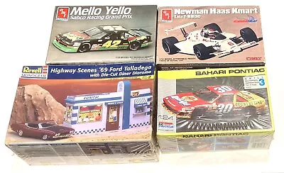 Racing Model Car Kits Lot 4 Grand Priz Newman Newman Haas Ford Bahari Pontiac • $49.99