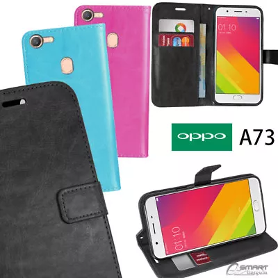 $7.99 • Buy Wallet Flip Card Slot Stand Case Cover For Oppo A73 / Oppo F5