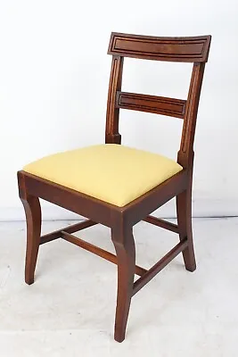 Antique Regency Mahogany Desk Chair - Georgian Bedroom Dressing Table Hall Chair • £240