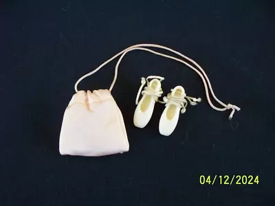 Vintage Barbie Skipper Doll Ballerina #1905 Ballet Class SLIPPERS & BAG ~ 1960's • $14.99