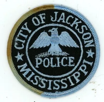 Mississippi Ms Jackson Police Nice 3 Inch Patch Sheriff Stained • $1.99